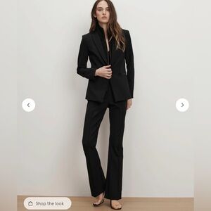 Veronica Beard Hibiscus Slim-Flare Pant